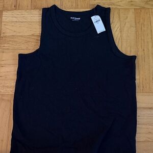 Old Navy Black Ribbed Tank Top